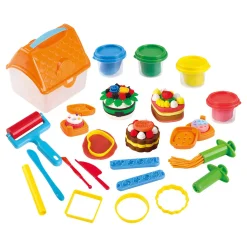 Playgo Lekkernijen Kleiset in Opbergdoos - 4 Kleipotjes