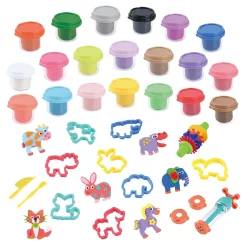 Playgo Luxe Knutsel Kleiset - 20 Kleipotjes