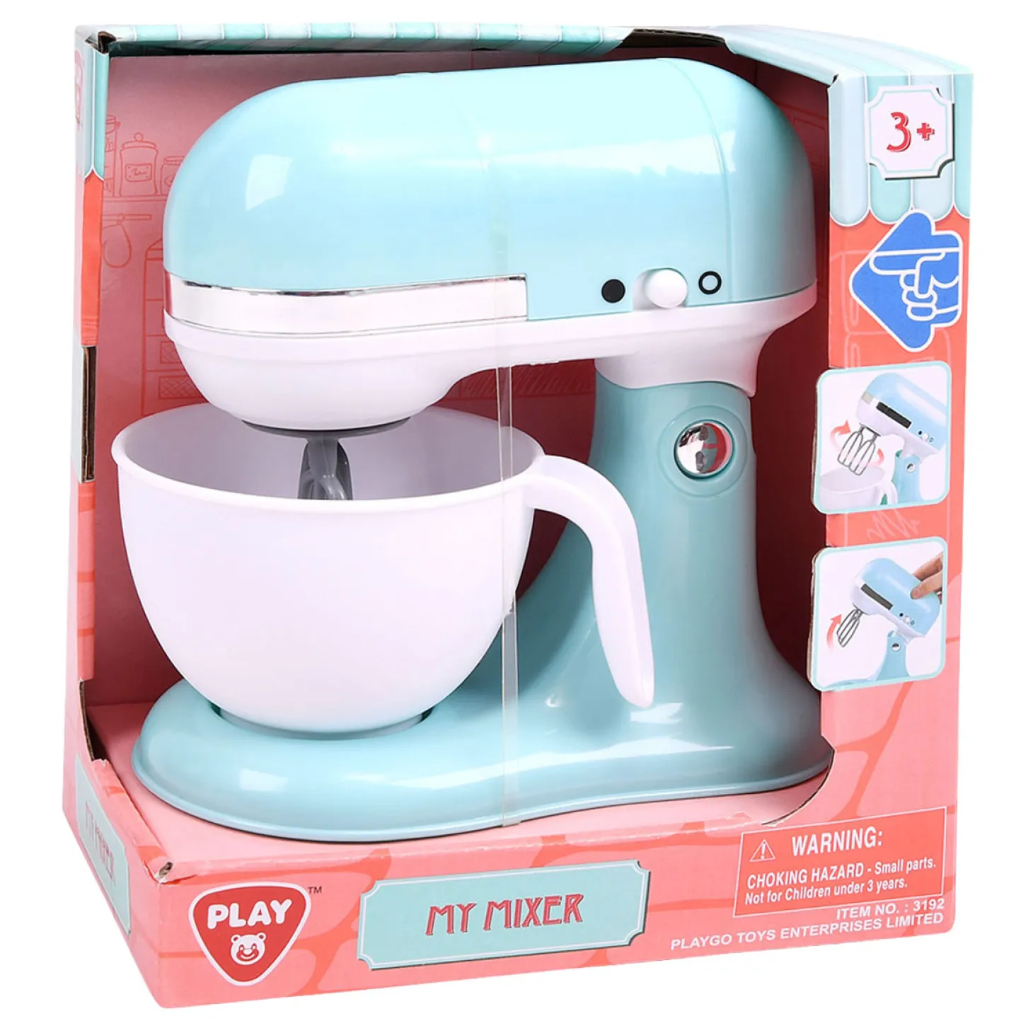 Playgo Mijn Mixer met Kom Blauw