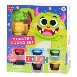 Playgo Monster Bende Kleiset - 6 Kleipotjes