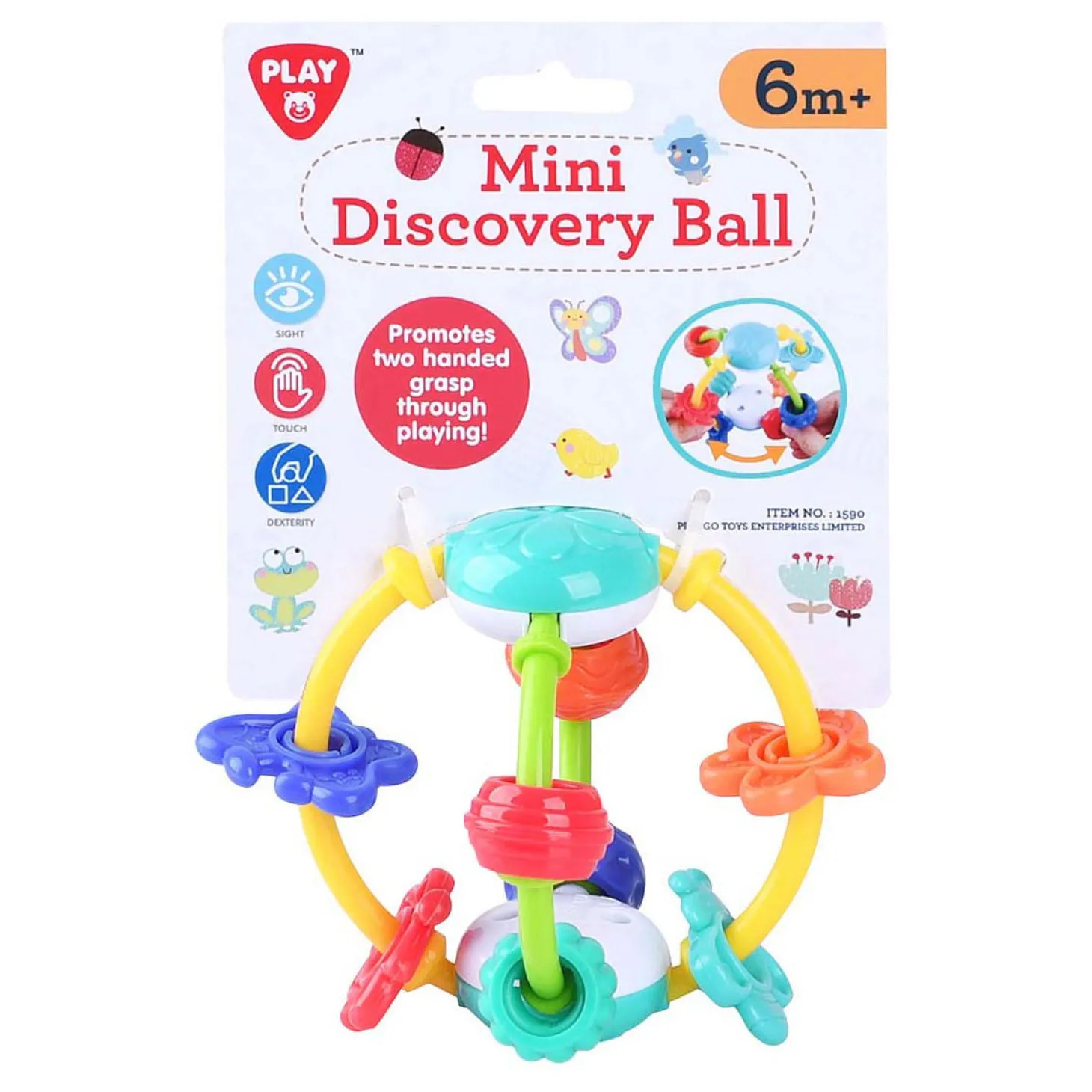 Playgo Ontdekkingsbal Rammelaar