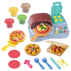 Playgo Pizza Feest Kleiset - 4 Kleipotjes