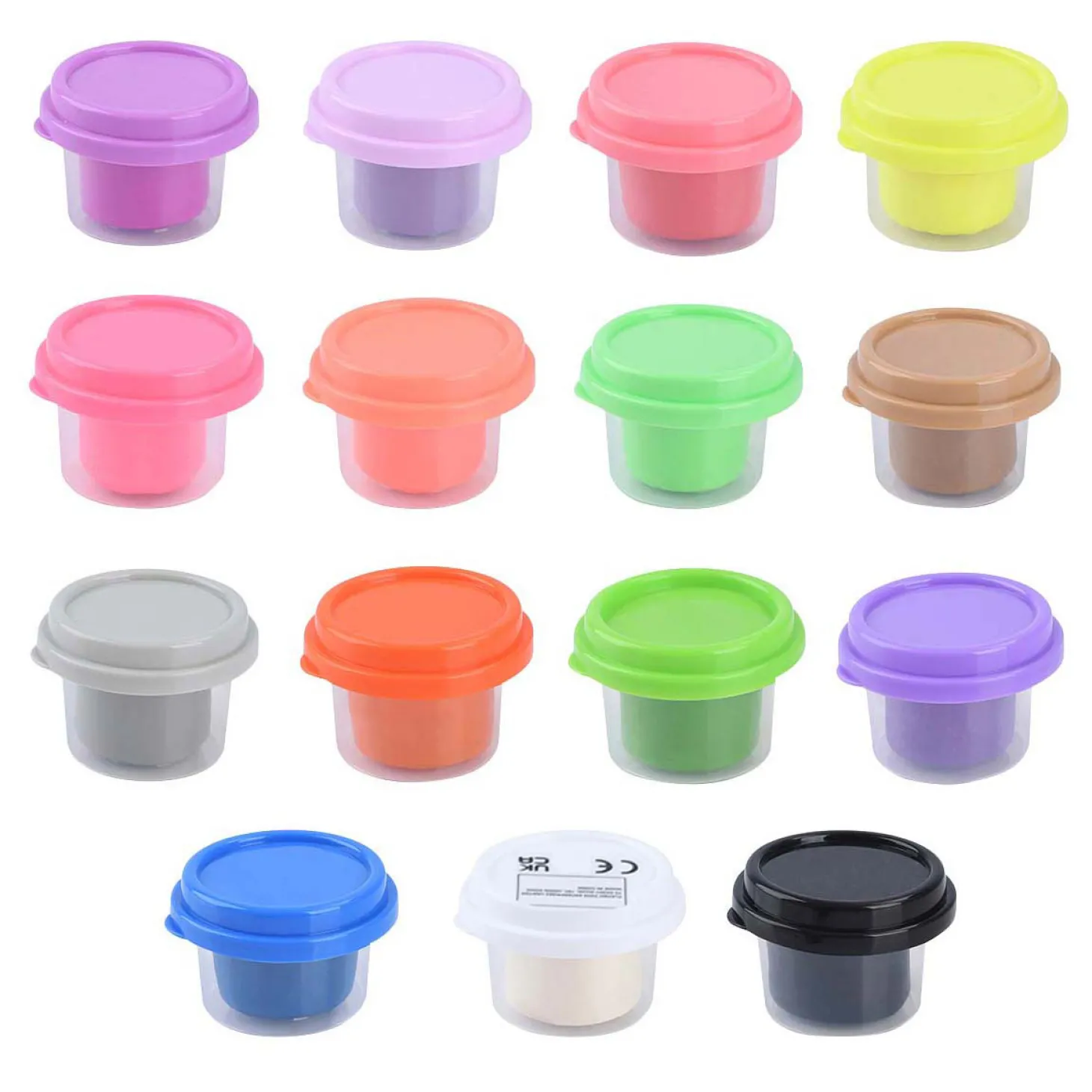 Playgo Rainbow Kleiset - 15 Kleipotjes