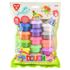 Playgo Rainbow Kleiset - 15 Kleipotjes