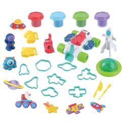 Playgo Ruimte Avonturen Kleiset - 4 Kleipotjes