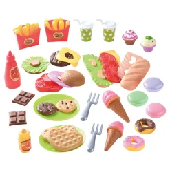 Playgo Speelgoed Eten Lunch en Snacks Speelset - 60dlg.