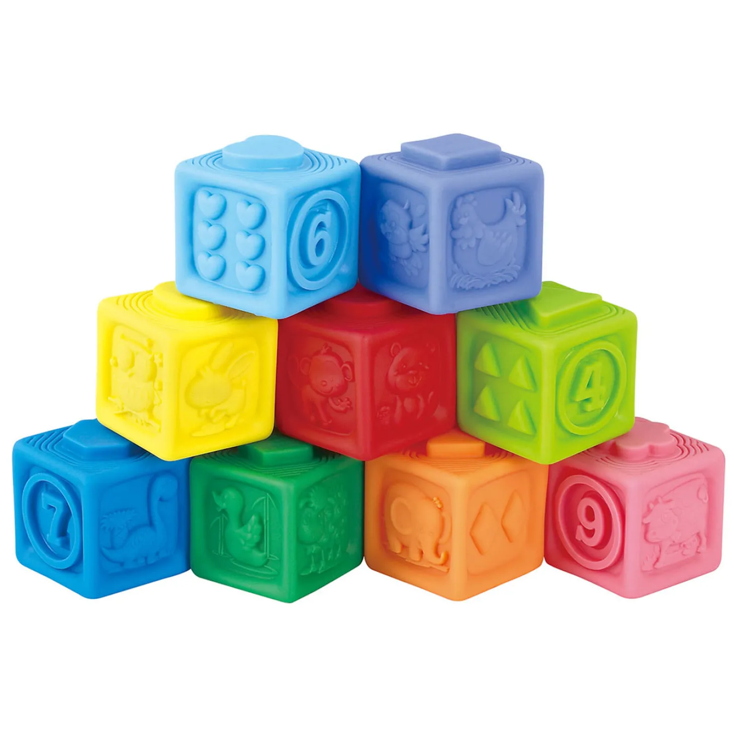 Playgo Stapelbare Voelblokken - 9dlg.