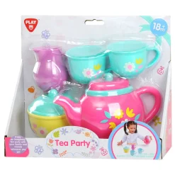 Playgo Theeservies Bloemen Speelset - 7dlg.