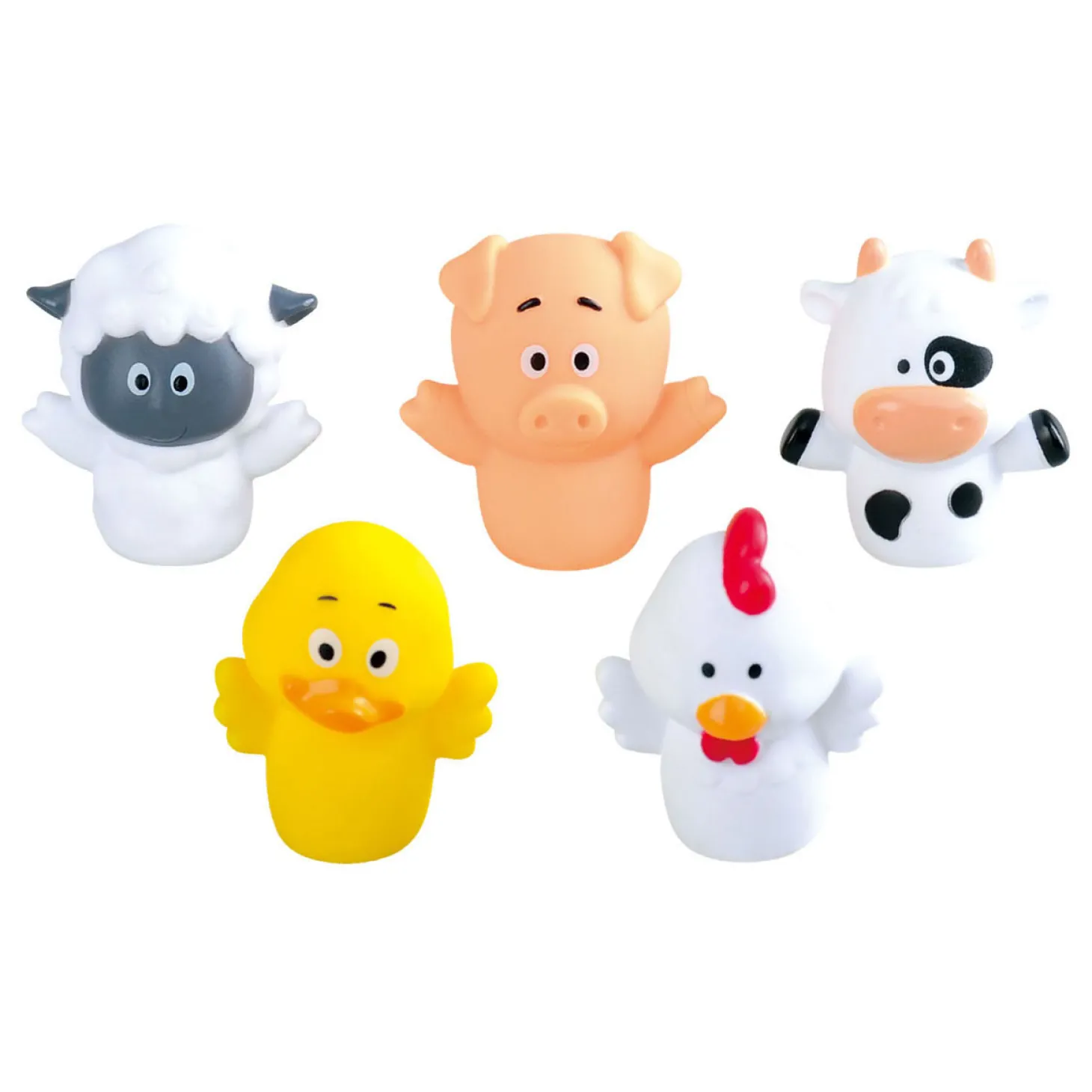 Playgo Vingerpoppetjes Boerderijdieren - 5st.