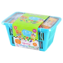 Playgo Winkelmandje met Boodschappen Speelset - 23dlg.
