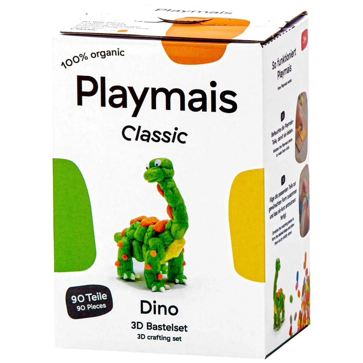 PlayMais Classic 3D Dino - 90 Stukjes