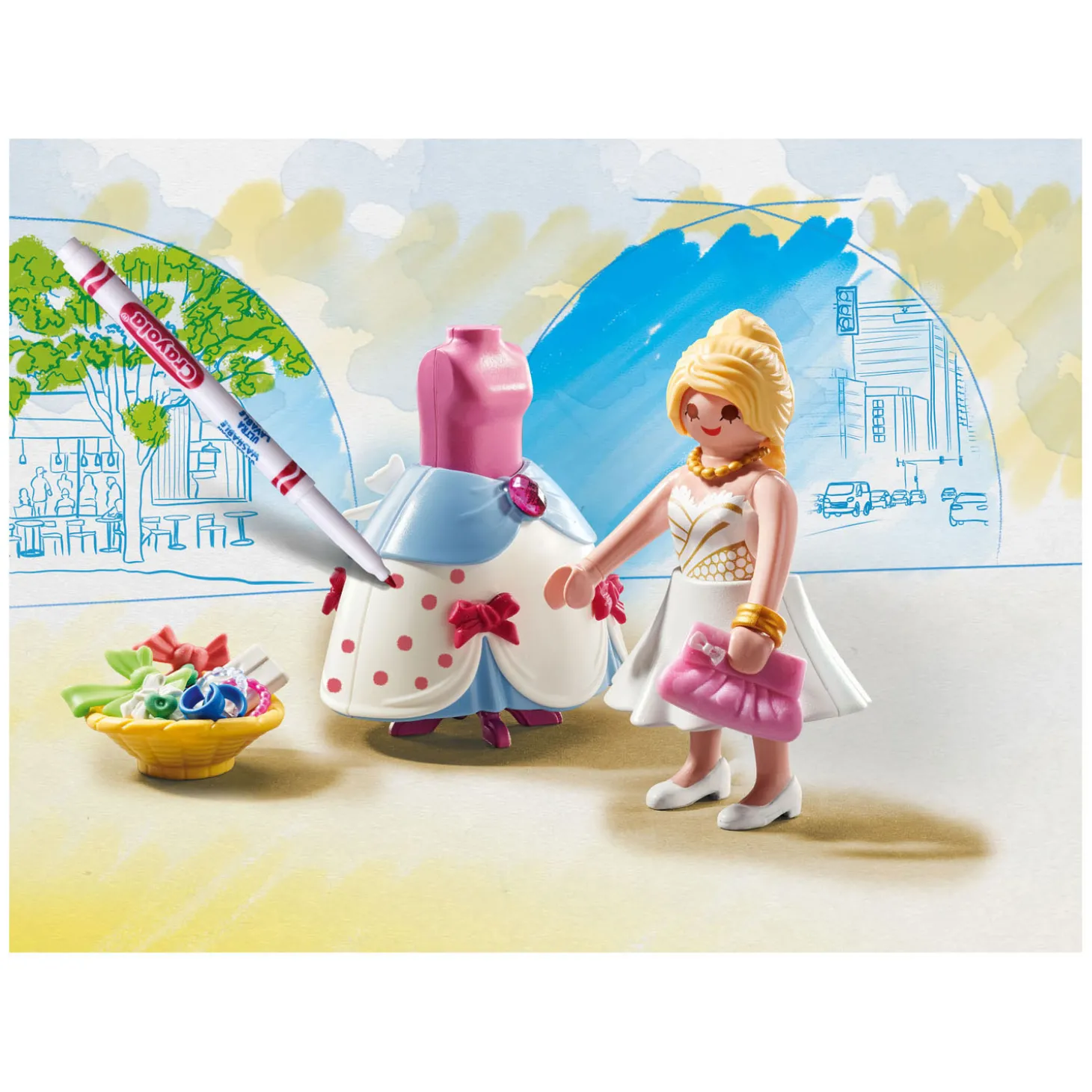 Playmobil Color Modieuze Jurk - 71374