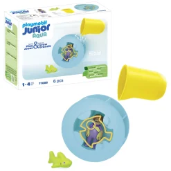 Playmobil Junior Waterwervelrad met Babyhaai - 71688