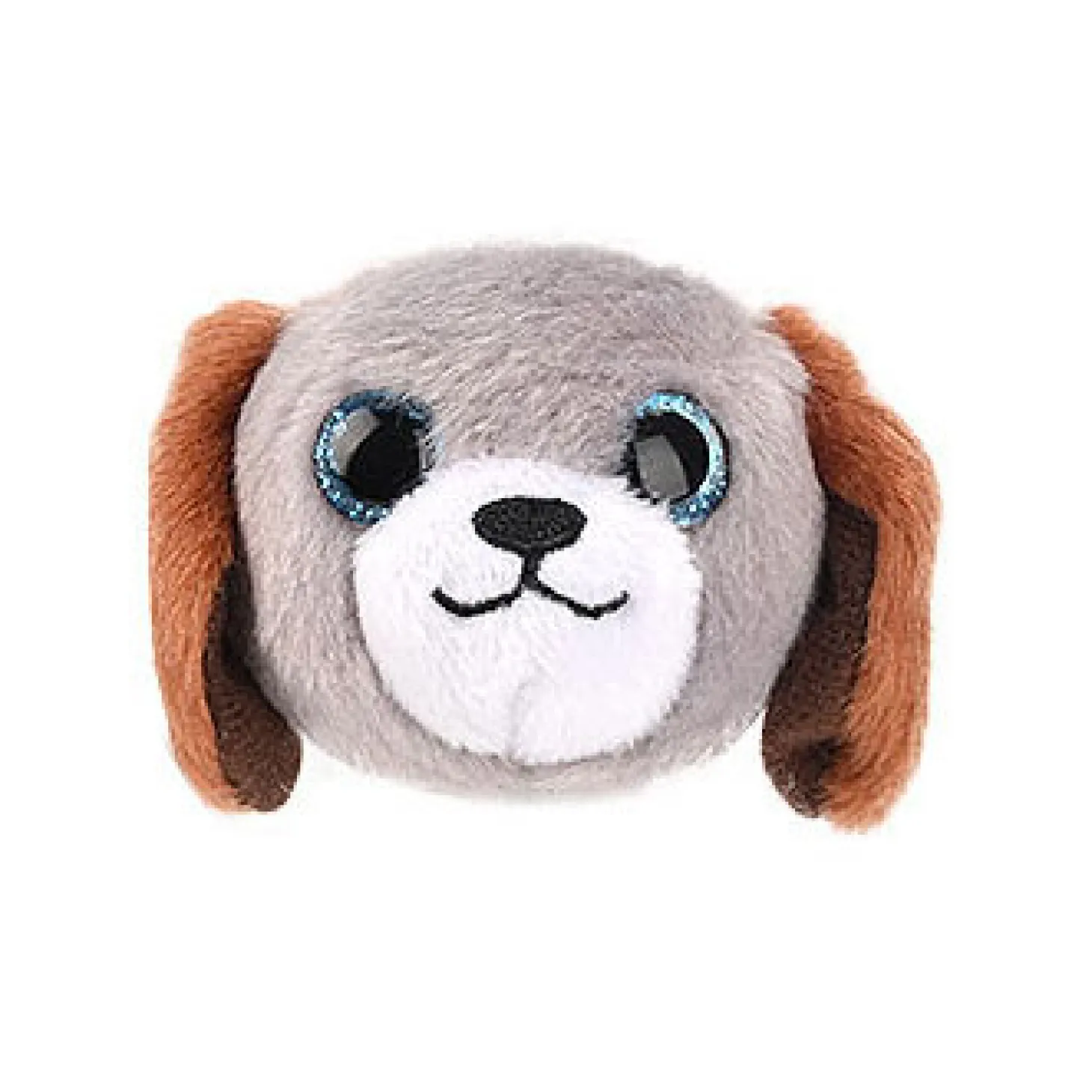 Pluche Klaparmband Hondje Grijs