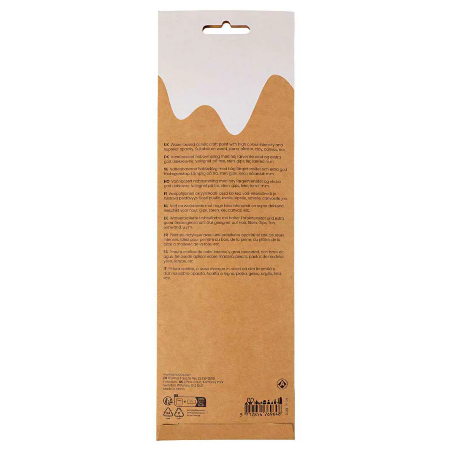 Plus Color Acrylverf Blauw en Groen Harmonie - 6x5ml.