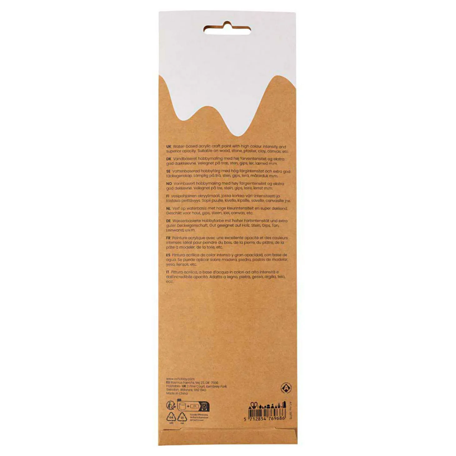 Plus Color Acrylverf Halloweenkleuren - 6x5ml.