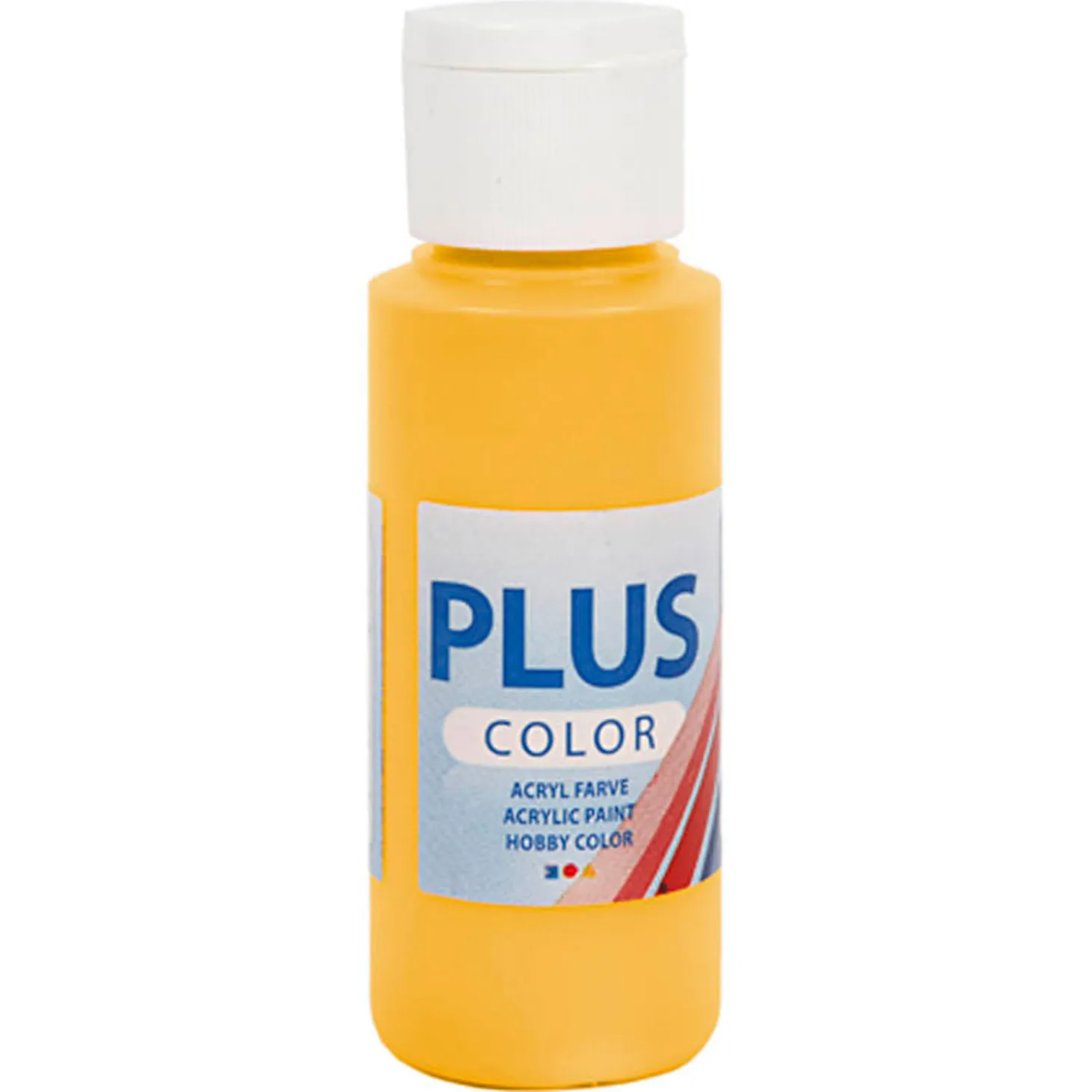 Plus Color Acrylverf, Yellow Sun, 60ml