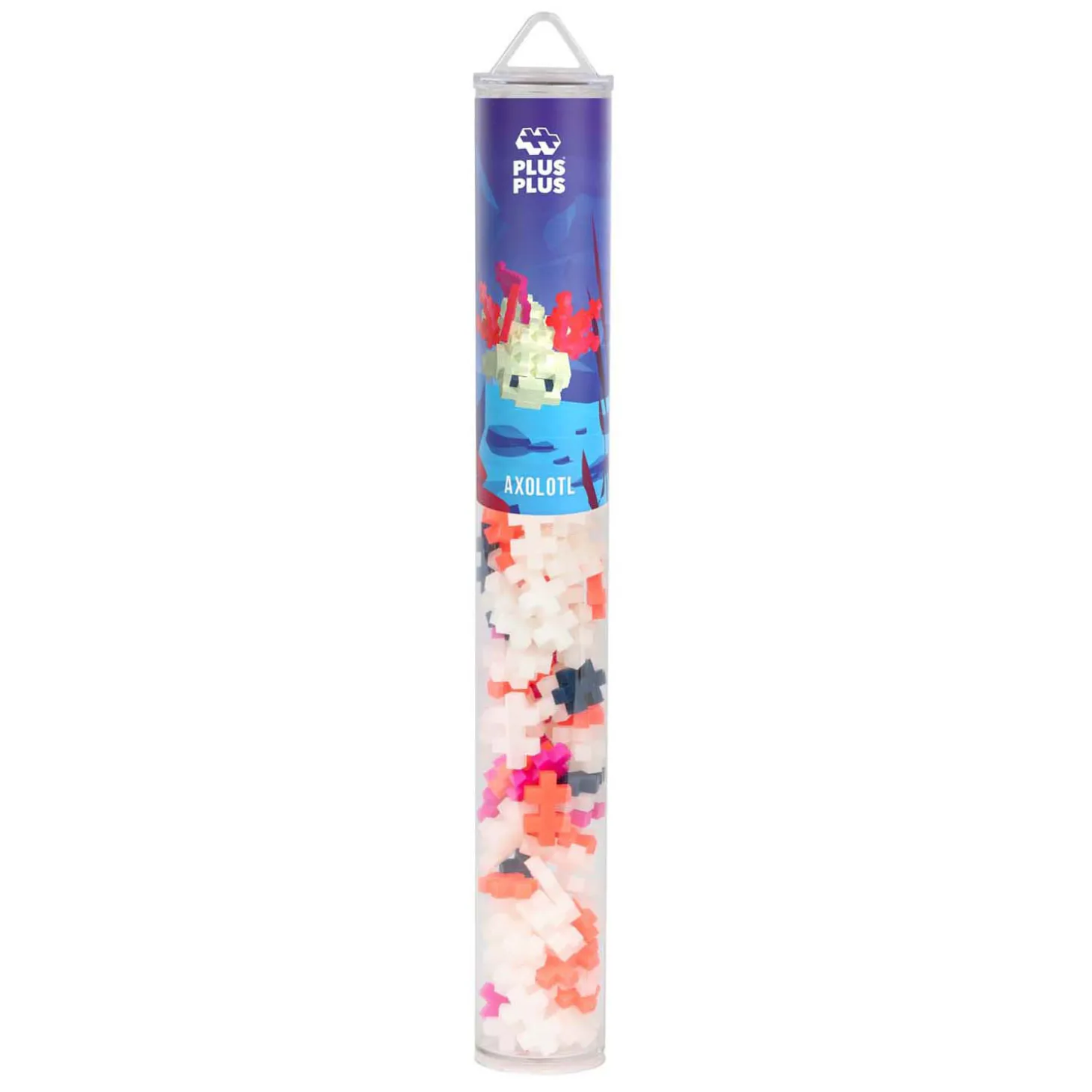 Plus-Plus Axolotl Tube Bouwset, 100st.