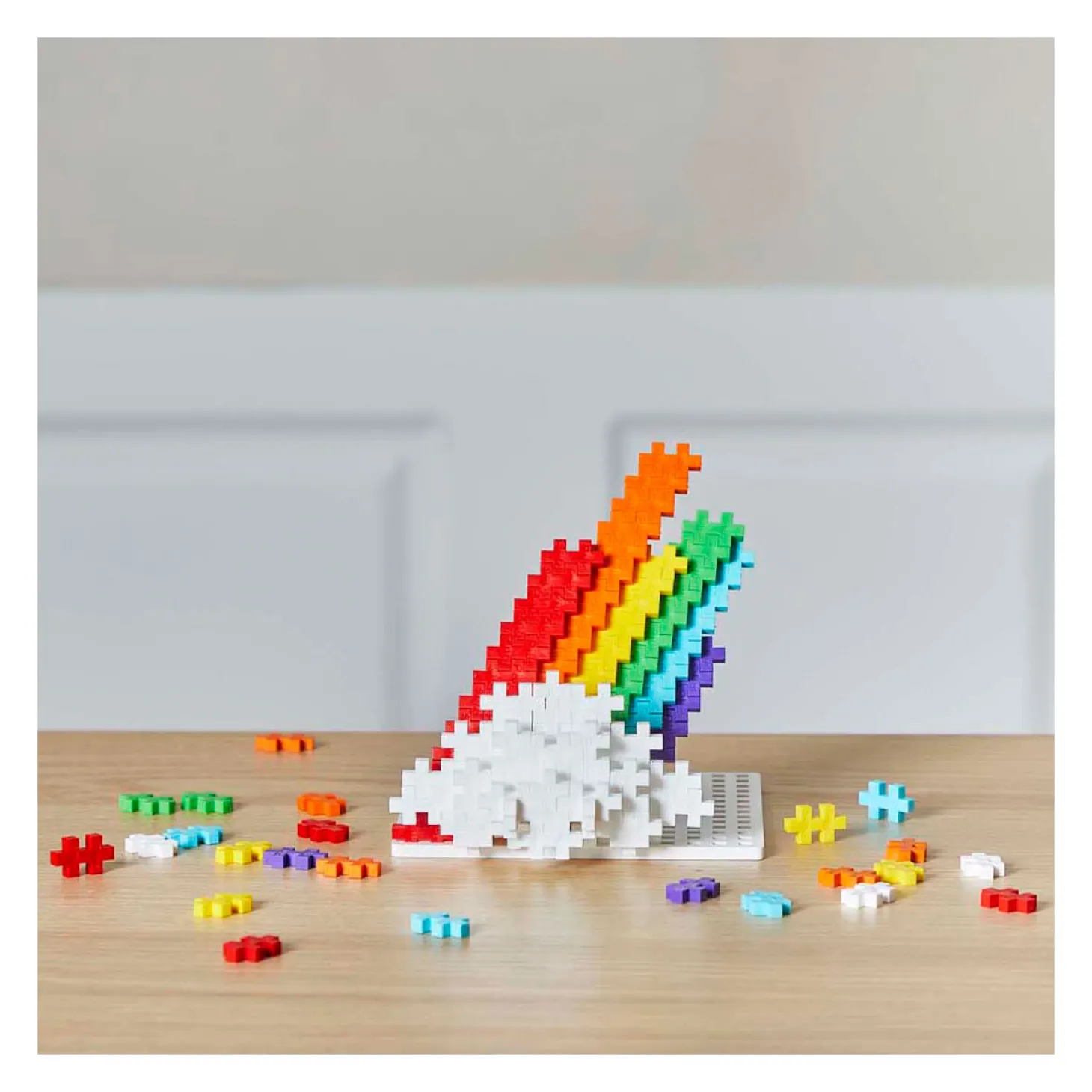 Plus-Plus Regenboog Tube Bouwset, 100st.