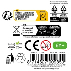 Politie Pistool Licht en Geluid met Handboeien