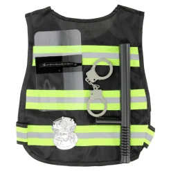 Politieset met Knuppel & Handboeien, 4dlg.