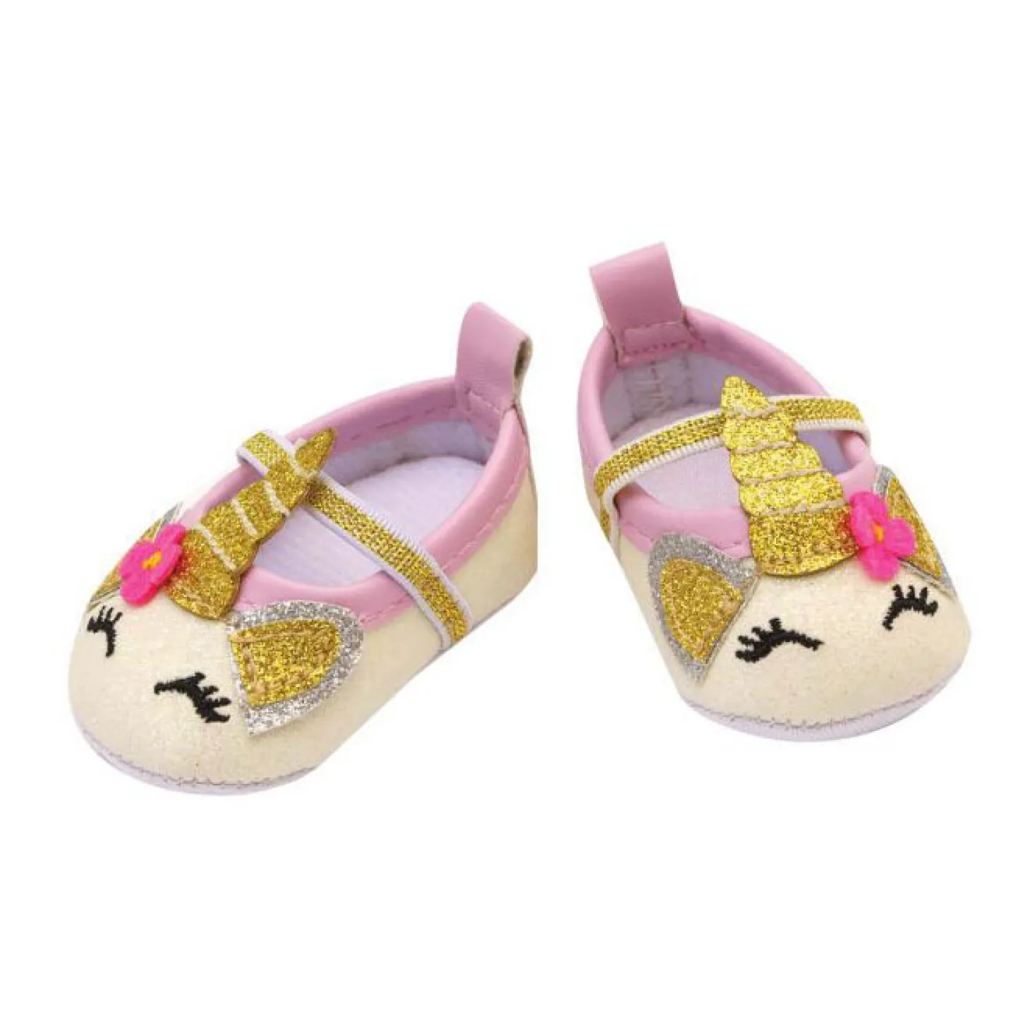 Poppen Accessoires Glitter Eenhoorn Set, 38-45 cm