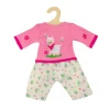 Poppen Pullover met Broek Alpaca, 28-35 cm