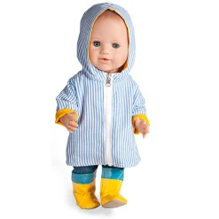 Poppen Regenjas Dubbelzijdig, 35-45 cm