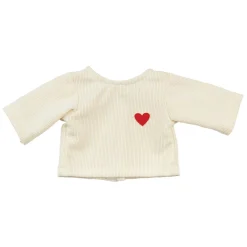 Poppen Ribfluwelen Broek Hartjesconfetti, 35-45 cm