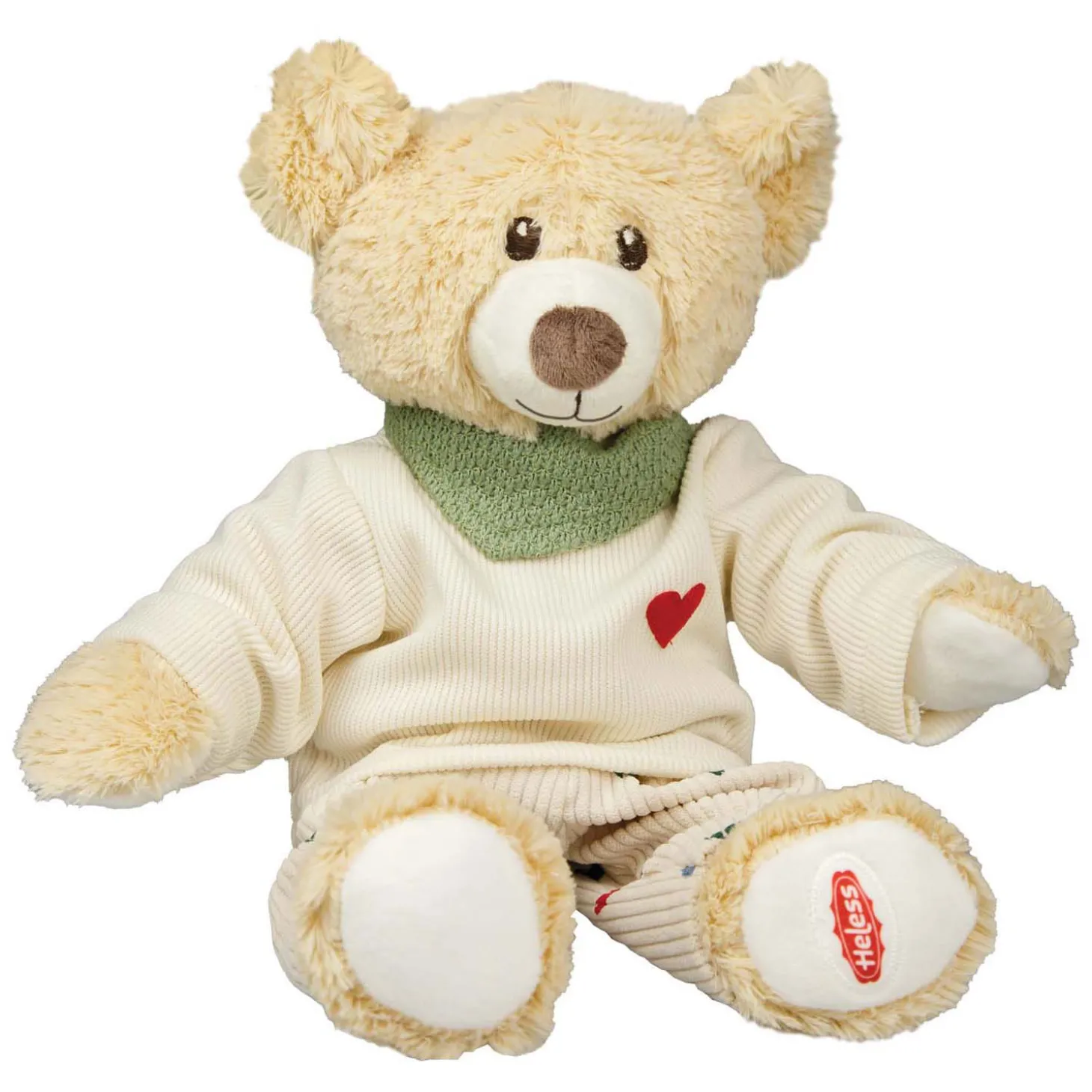 Poppen Ribfluwelen Broek Hartjesconfetti, 35-45 cm