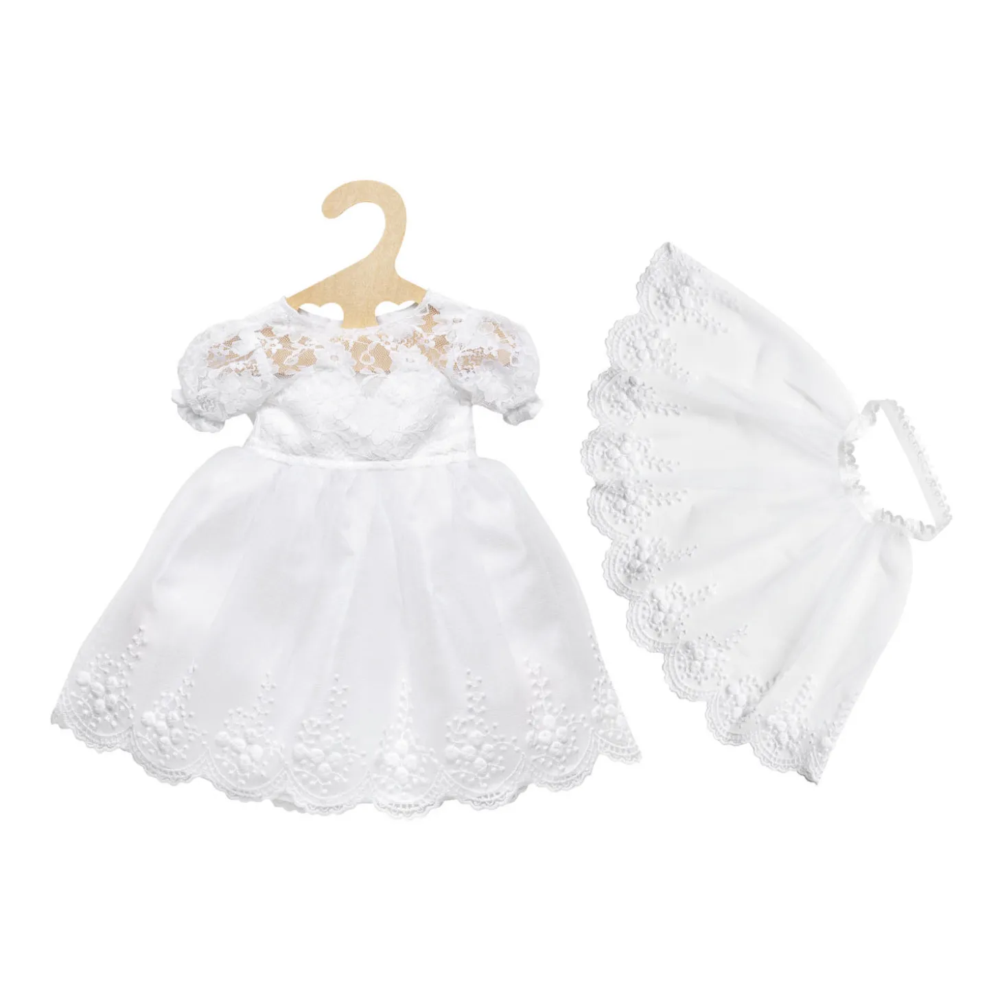 Poppen Trouwjurk met Sluier, 35-45 cm