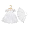 Poppen Trouwjurk met Sluier, 28-35 cm