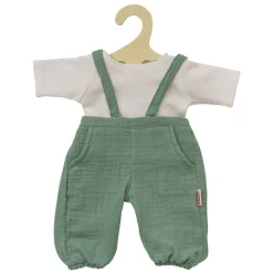 Poppen Tuinbroek Groen, 28-35 cm