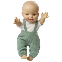 Poppen Tuinbroek Groen, 28-35 cm