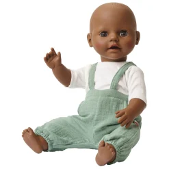 Poppen Tuinbroek Groen, 28-35 cm