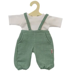 Poppen Tuinbroek Groen, 35-45 cm