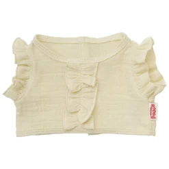 Poppen Wikkelrok Ecru met Ruches, 28-35 cm