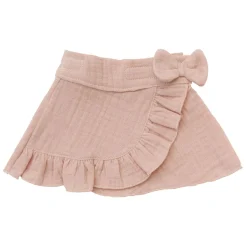 Poppen Wikkelrok Roze met Ruches, 28-35 cm