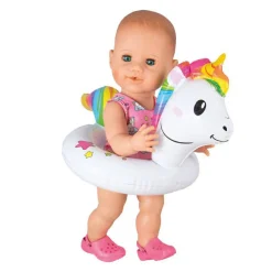 Poppen Zwemring Eenhoorn Henri, 28-35 cm