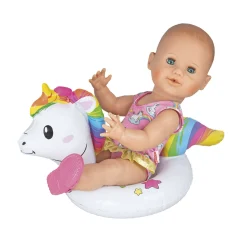 Poppen Zwemring Eenhoorn, 28-35 cm