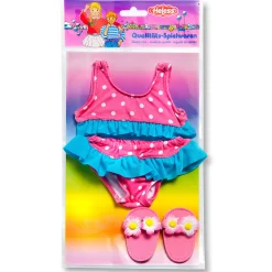 Poppenbikini met Slippers, 35-45 cm