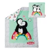 Poppendeken Pinguin met Kussen