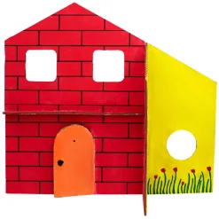 Poppenhuis Gestanst - 12st.