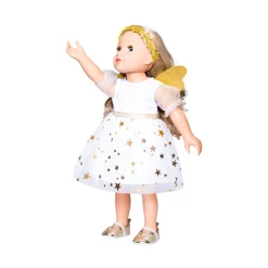Poppenjurk Engel met Sterren, 28-35 cm