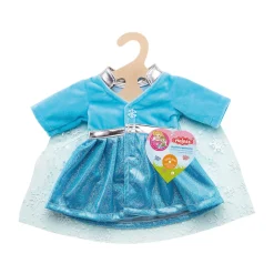 Poppenjurk IJsprinses met Cape, 35-45 cm