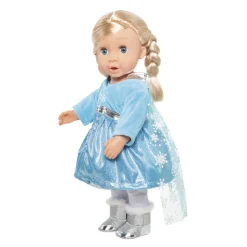 Poppenjurk IJsprinses met Cape, 35-45 cm