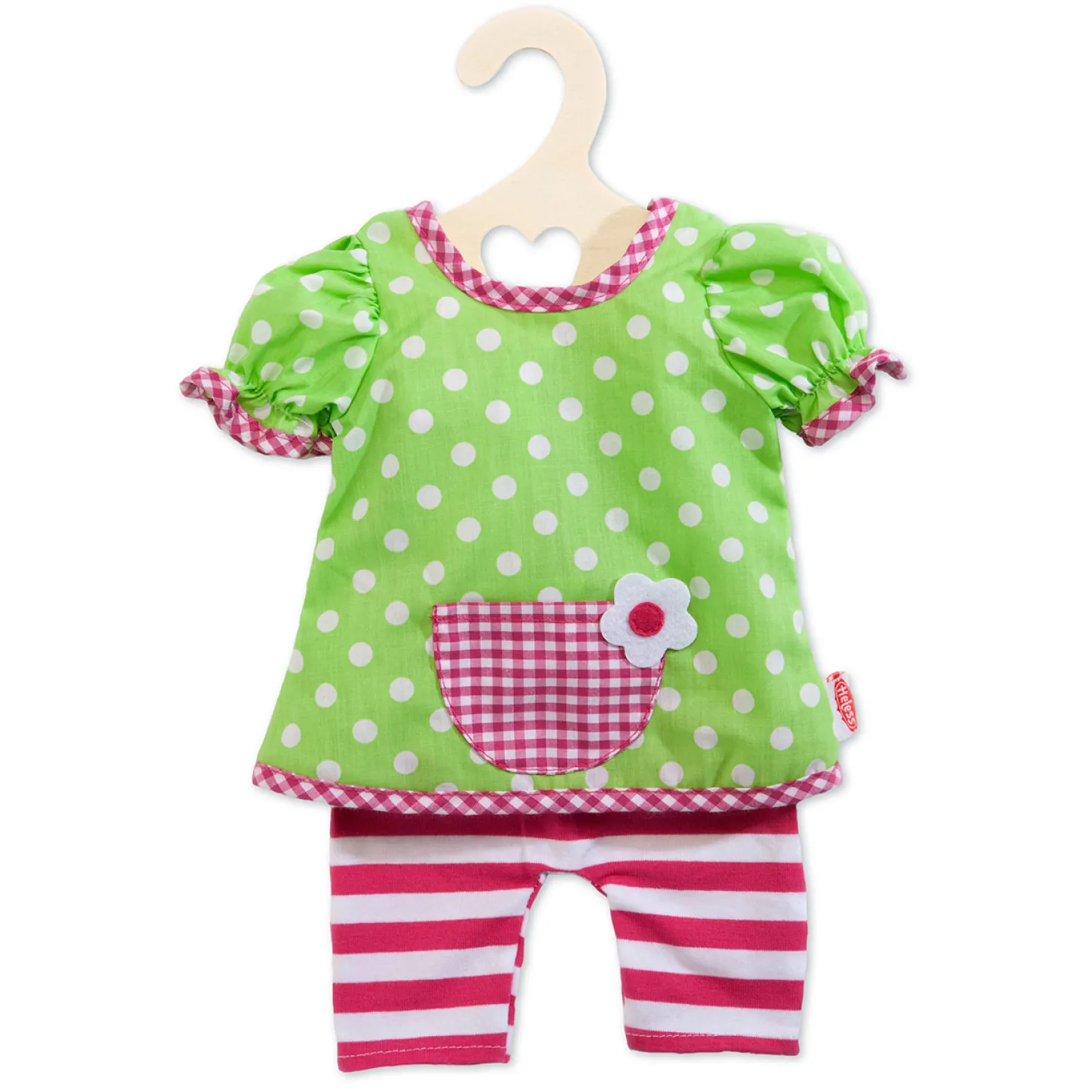 Poppenjurk met Legging, 35-45 cm