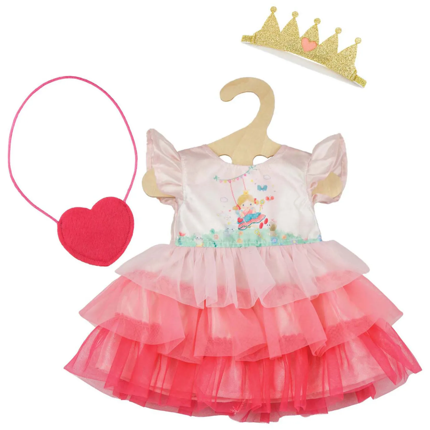 Poppenjurk Prinses Emily, 28-35 cm