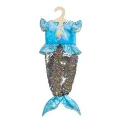 Poppenjurk Zeemeermin met Pailletten, 35-45 cm