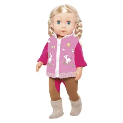 Poppenoutfit Paardrijden - Eenhoorn, 28-35 cm